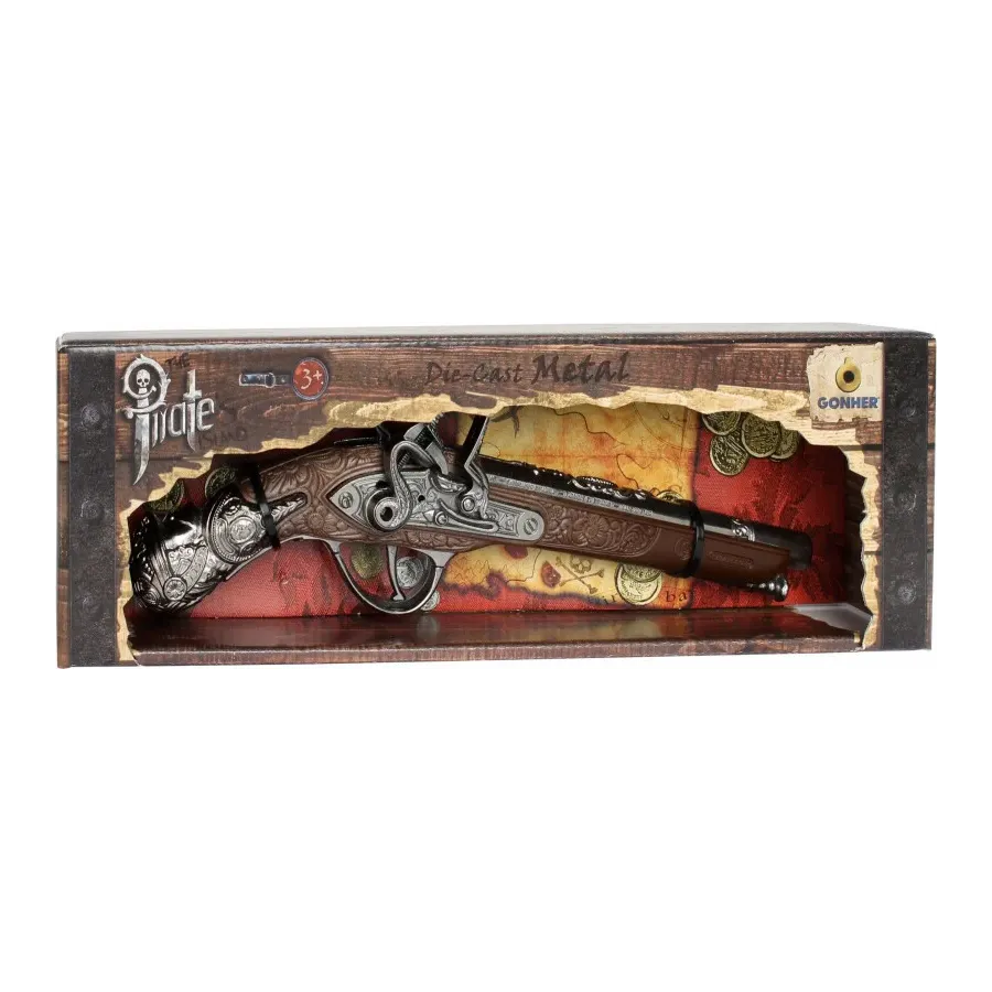 Pistolet pirata metalowy Gonher