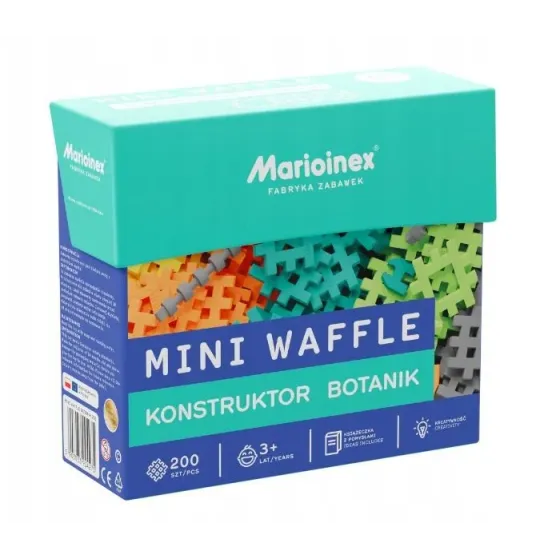 Klocki Mini Waffle - Konstruktor Botanik 200 elementów