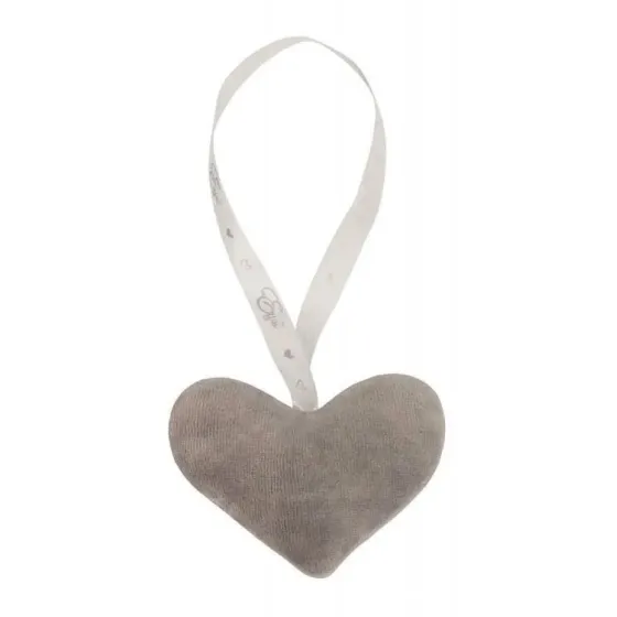 Lawendowe serduszko Szary