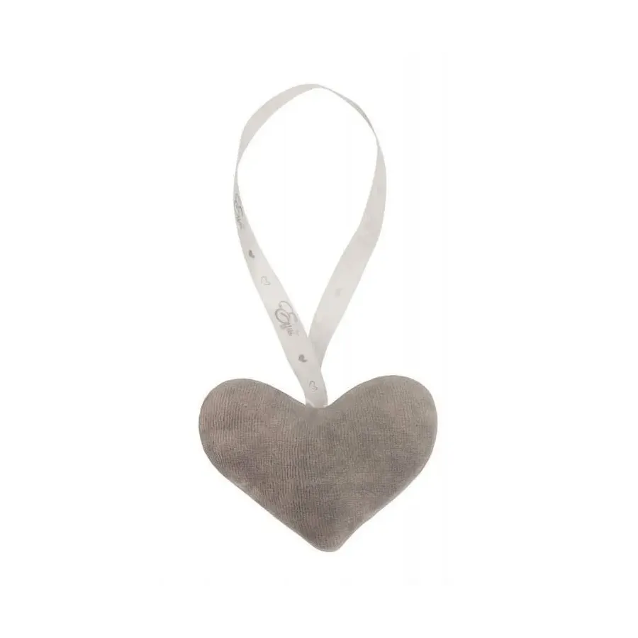 Lawendowe serduszko Szary