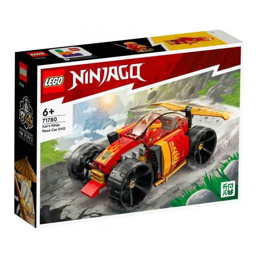 Klocki Ninjago 71780 Samochód wyścigowy ninja Kaia