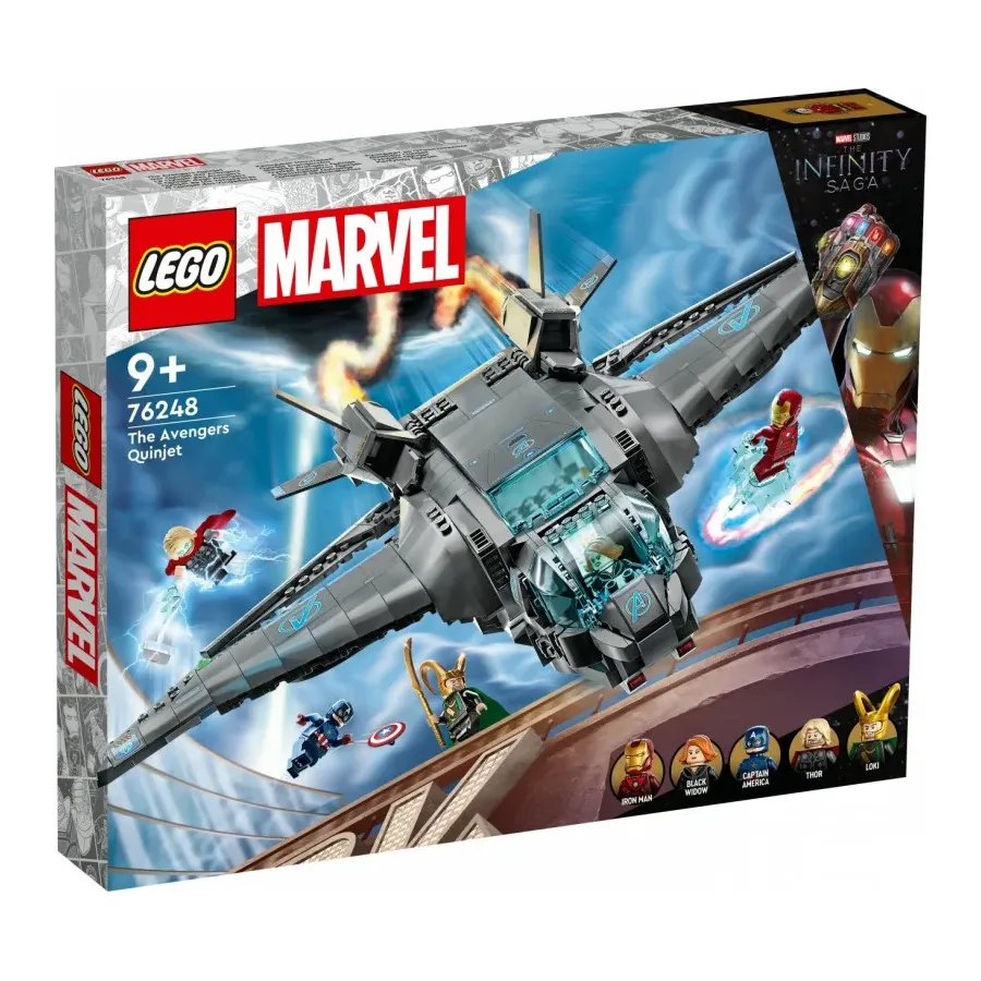 Klocki Super Heroes 76248 Quinjet Avengersów