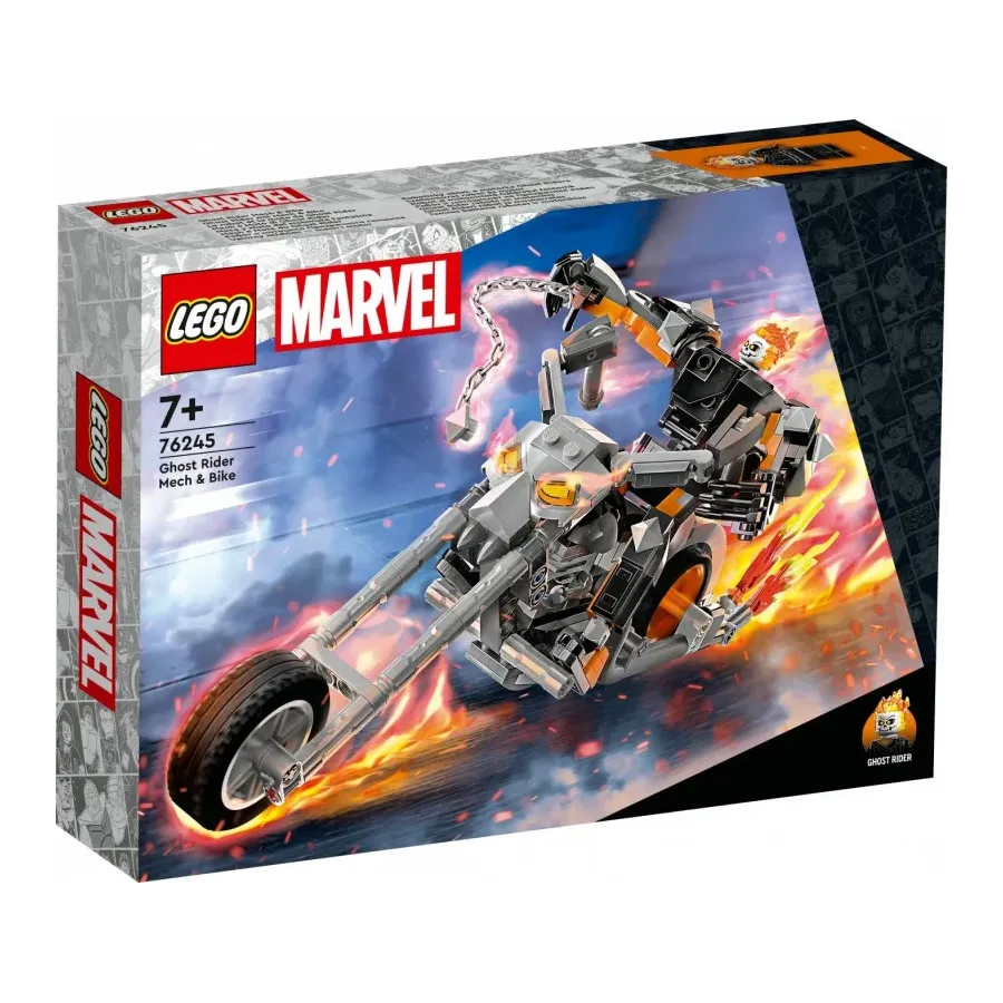 Klocki Super Heroes 76245 Upiorny Jeździec - mech i motor