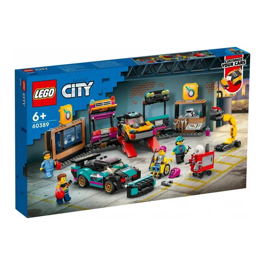 Klocki City 60389 Warsztat tuningowania samochodów