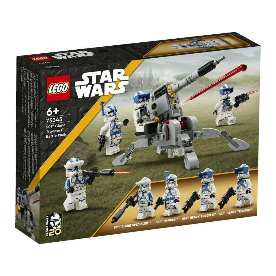 Klocki Star Wars 75345 Zestaw bitewny - żołnierze-klony z 501. legionu