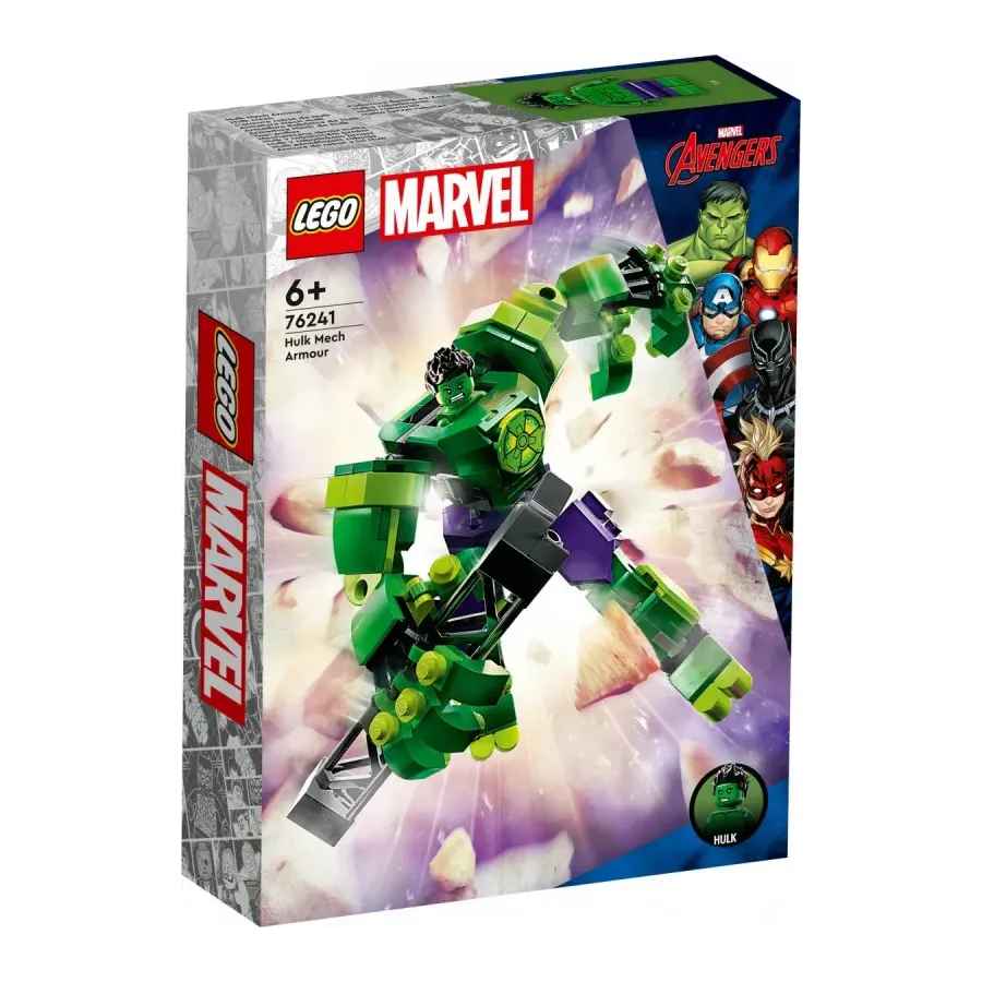 Klocki Super Heroes 76241 Mechaniczna zbroja Hulka