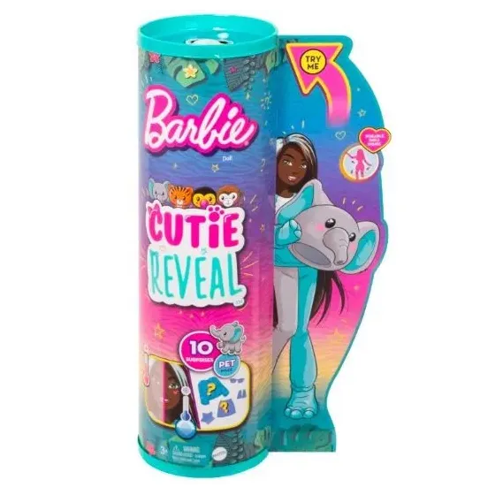 Lalka Barbie Cutie Reveal słonik