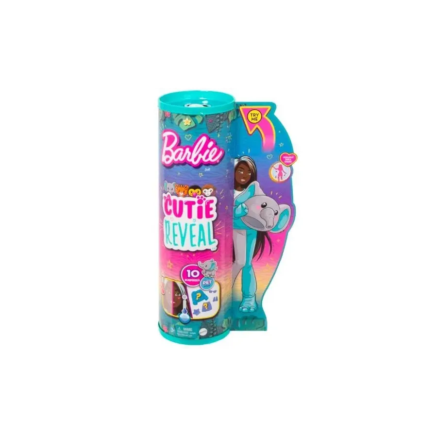 Lalka Barbie Cutie Reveal słonik