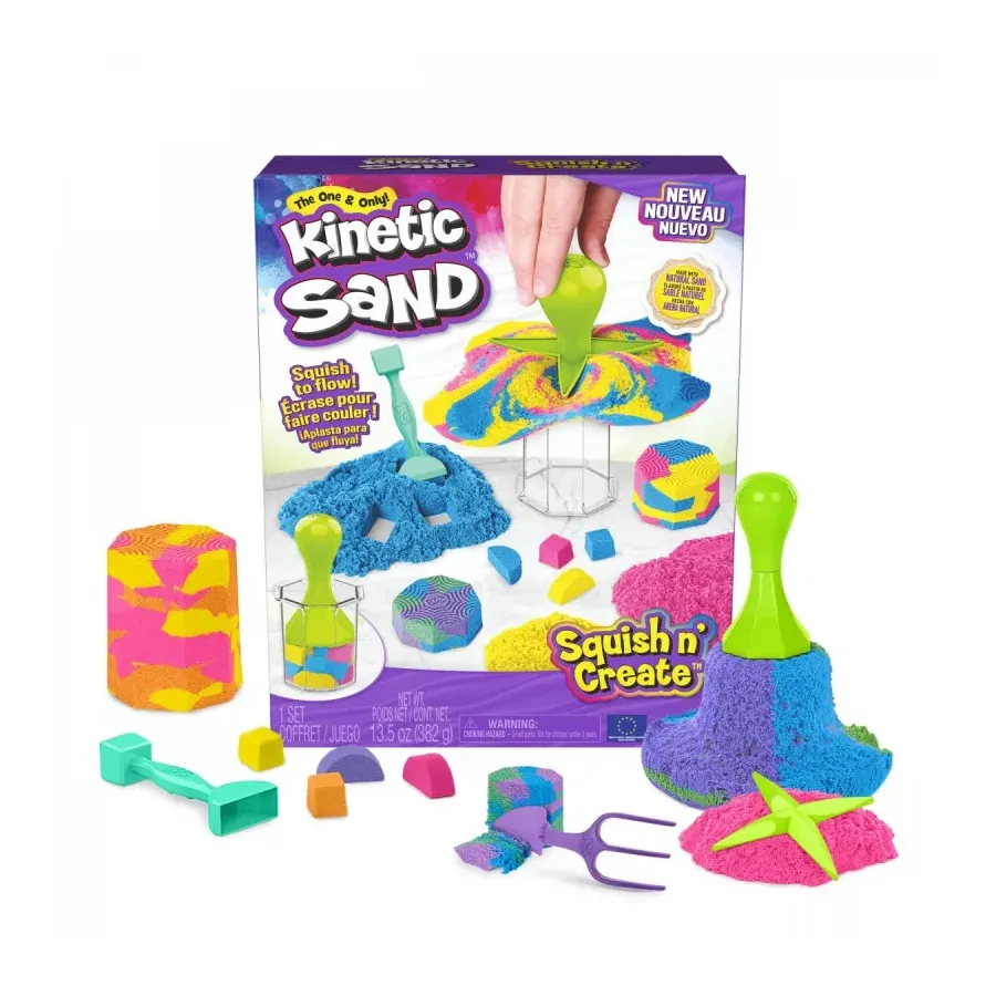 Kinetic Sand Zgniataj i twórz