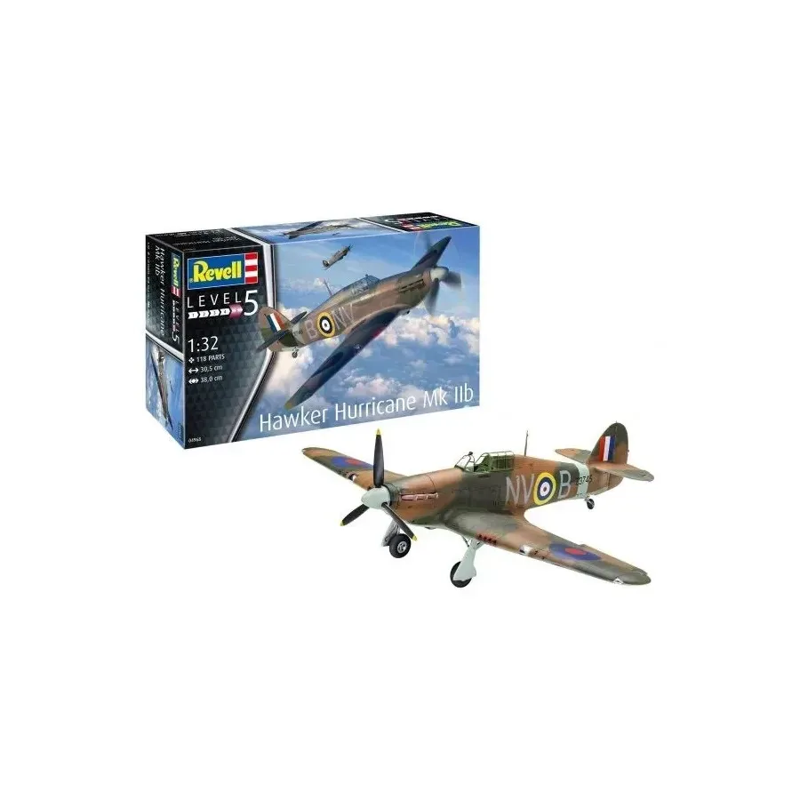 Model plastikowy Samolot Hawker Hurricane MK IIB 1/32
