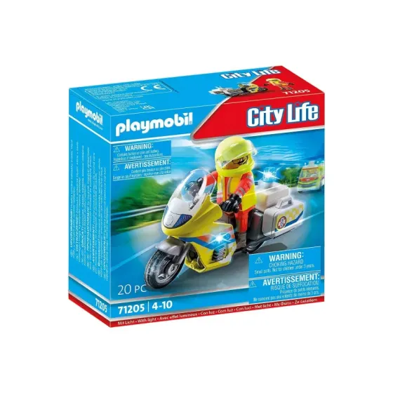 Zestaw z figurką City Life 71205 Motor ratunkowy ze światłem