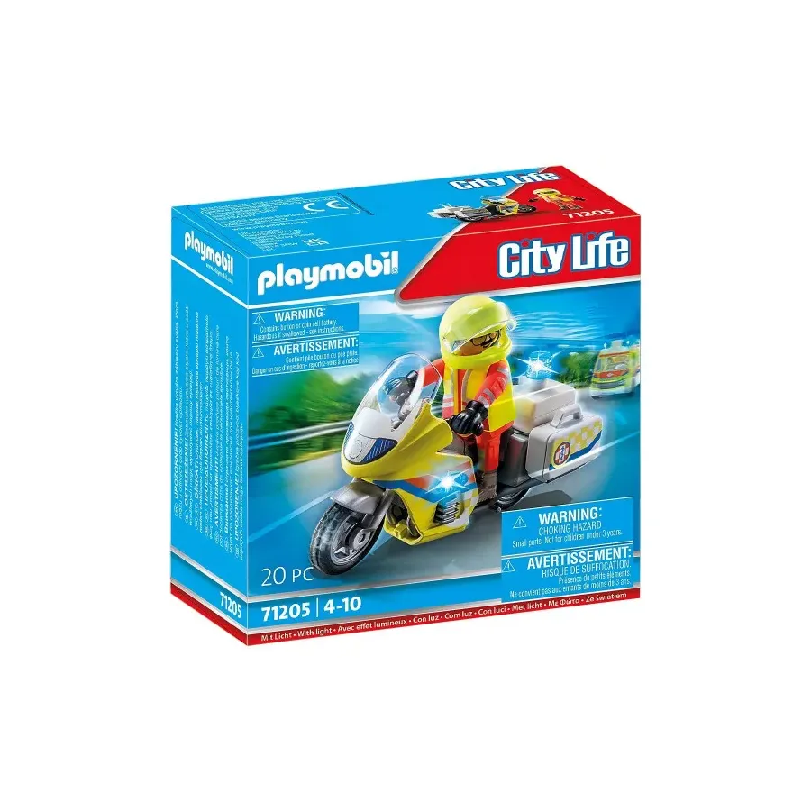 Zestaw z figurką City Life 71205 Motor ratunkowy ze światłem