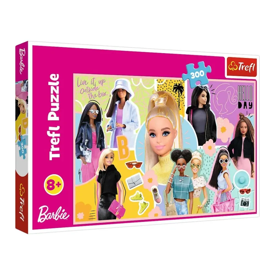 Puzzle 300 elementów Twoja ulubiona Barbie