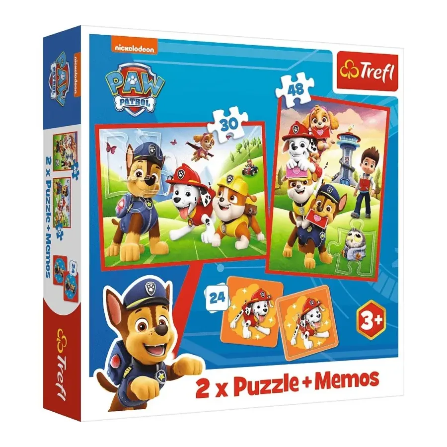 Puzzle 2w1 memos Psia ekipa w akcji, Psi Patrol