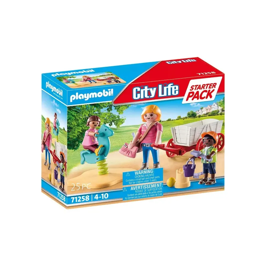 Zestaw z figurkami City Life 71258 Starter Pack Opiekunka z wózkiem