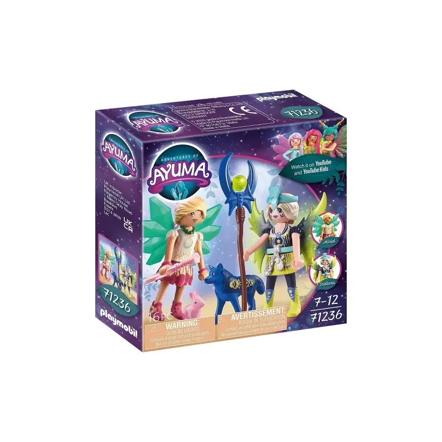 Figurki Ayuma 71236 Crystal- i Moon Fairy z tajemniczymi zwierzętami