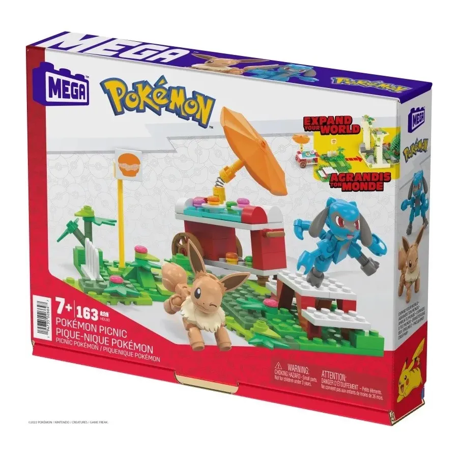 Klocki Mega Pokemonowy piknik 163 elementy