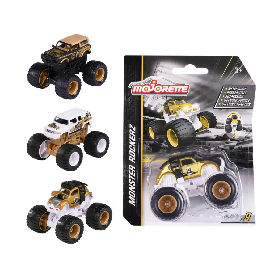 Pojazd Majorette Limited Edition 9 Monster Rockerz - 3 rodzaje