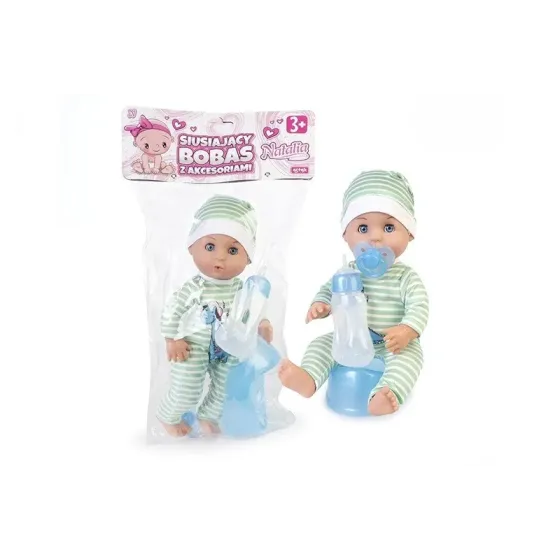 Lalka Natalia - Bobas siusiający z akcesoriami