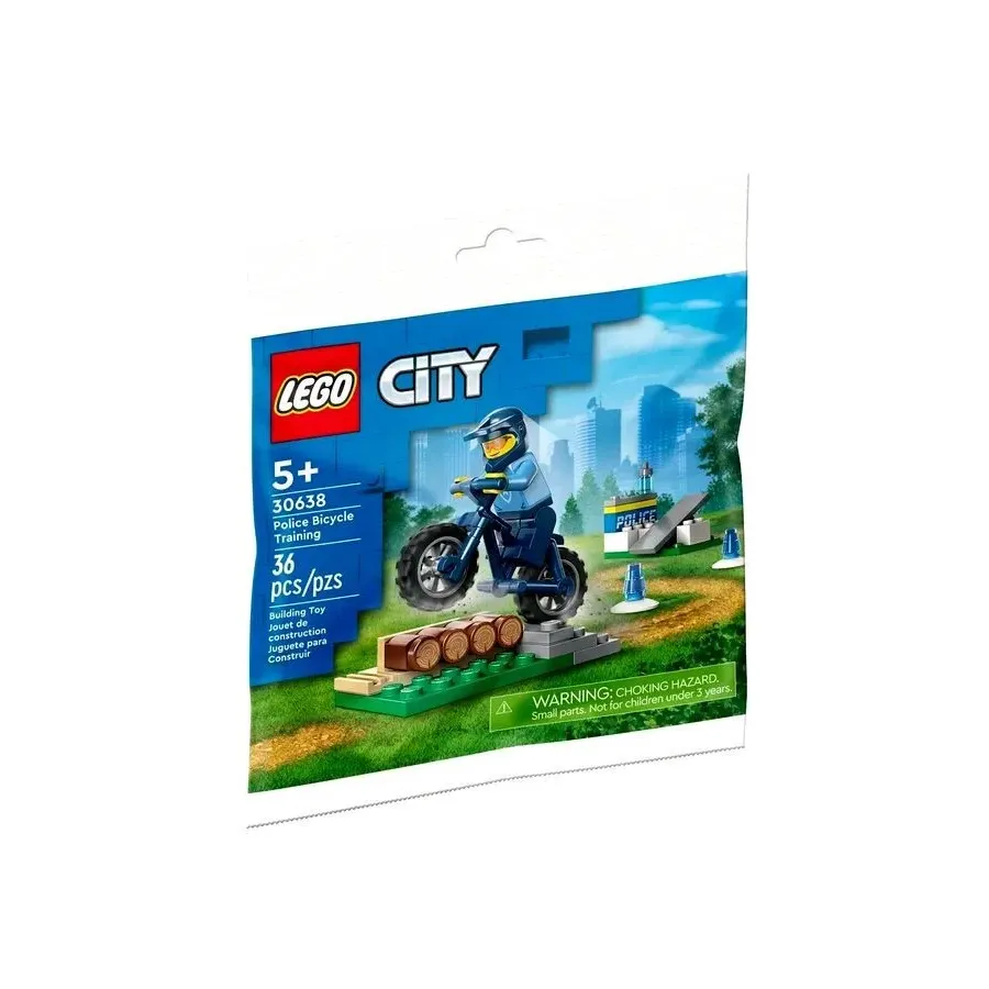 Klocki City 30638 Rower policyjny - szkolenie