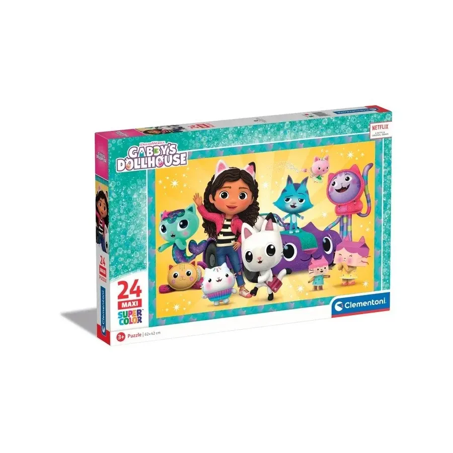 Puzzle 24 elementy Maxi Koci Domek Gabi