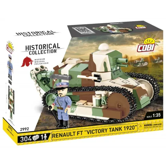 Klocki Renault FT Victory Tank 1920 Klocki Renault FT Victory Tank 1920