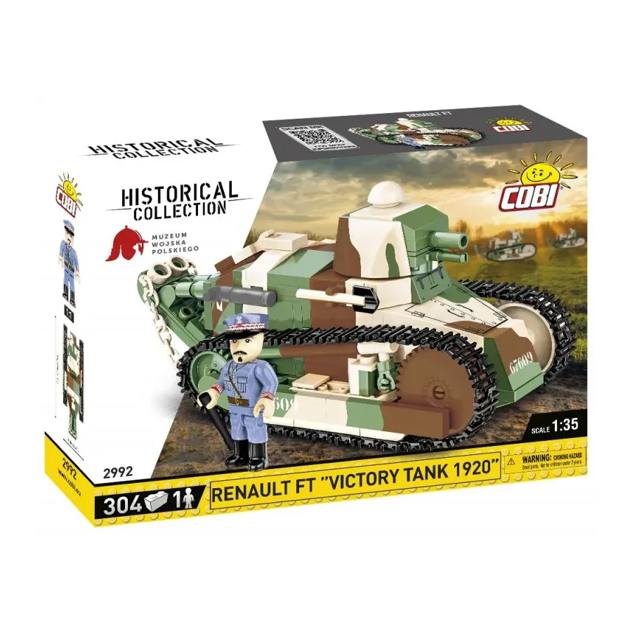 Klocki Renault FT Victory Tank 1920