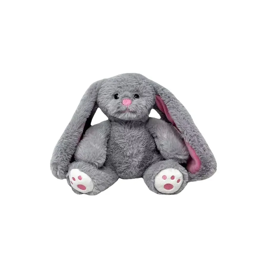 Maskotka Króliczek Gacuś szary 20,5 cm