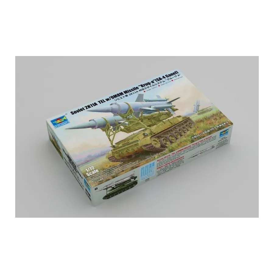 Trumpeter 07178 1:72 Soviet 2K11A TEK w/9M8M Missile Krug-a