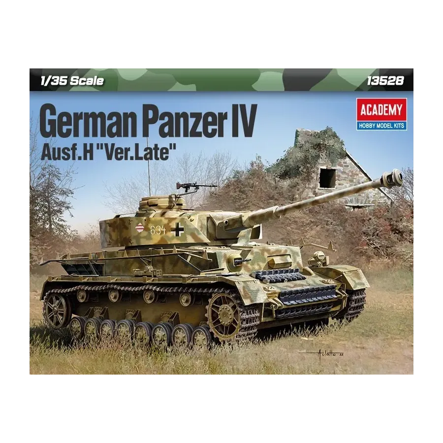 Model plastikowy Czołg PZ.IV Ausf H Late Version 1/35