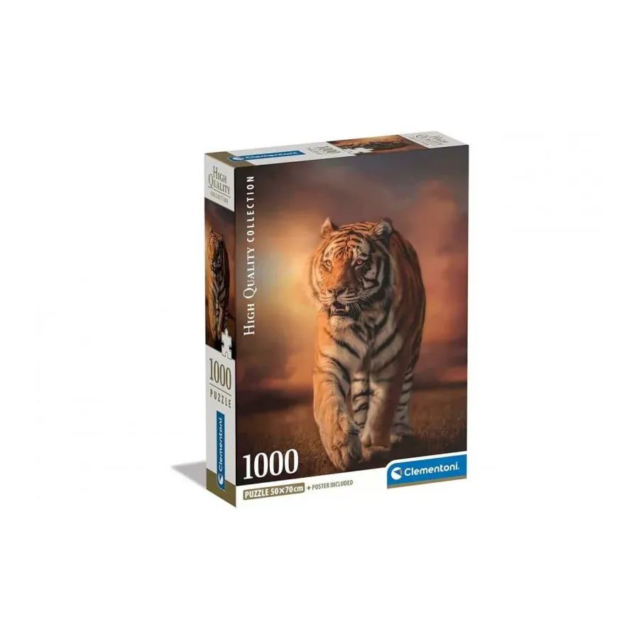 Puzzle 1000 elementów Compact Tygrys