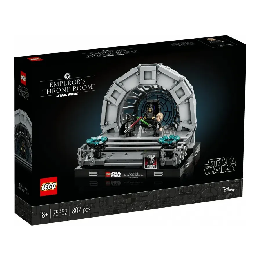 Star Wars 75352 Diorama: Sala tronowa Imperatora