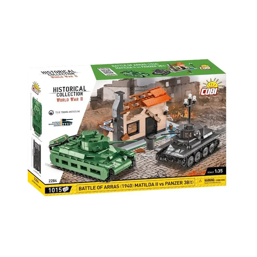 Klocki Bitwa pod Arras 1940 Matilda II kontra Panzer 38(t)