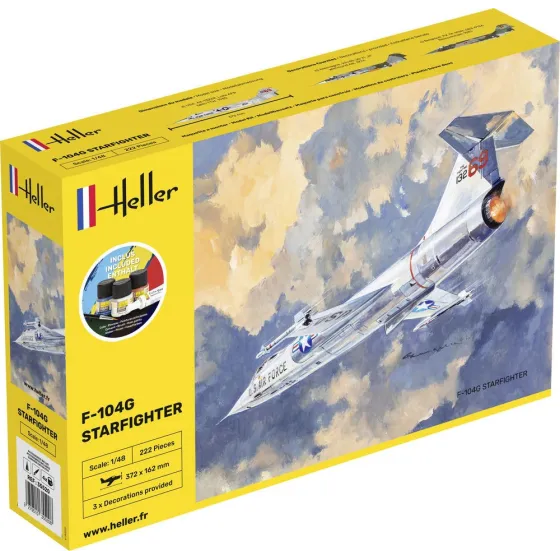 HELLER 35520 Starter Set - F-104G Starfighter - 1:48