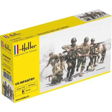 HELLER 49601 Figurki - Piechota USA - 1:72