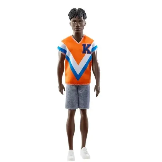 Lalka BARBIE Fashionistas Ken Pomarańczowy T-shirt