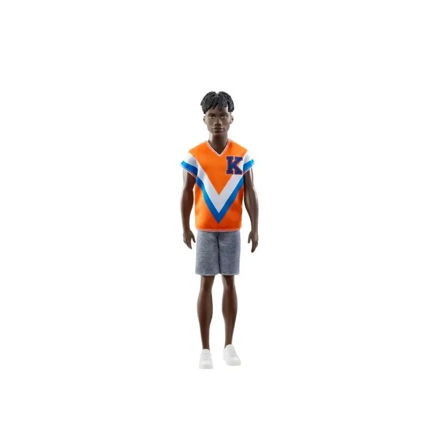 Lalka BARBIE Fashionistas Ken Pomarańczowy T-shirt