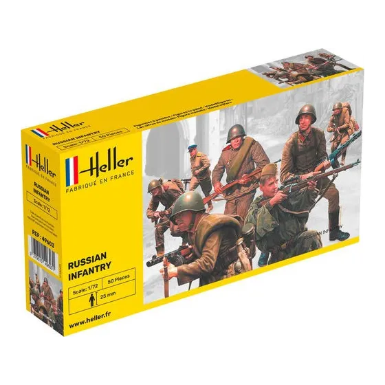 HELLER 49603 Figurki - Piechota radziecka - 1:72
