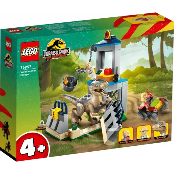 Klocki Jurassic World 76957 Ucieczka welociraptora