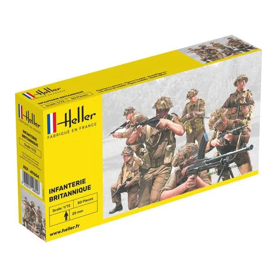 HELLER 49604 Figurki - Piechota brytyjska - 1:72