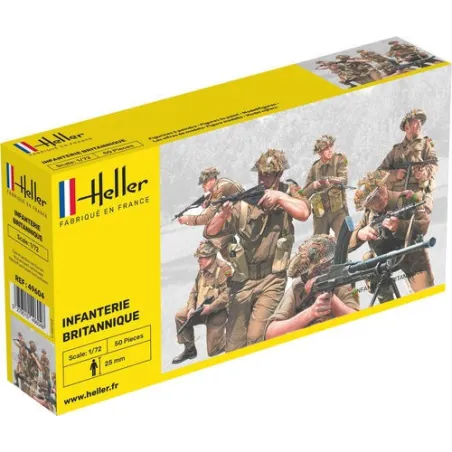 HELLER 49604 Figurki - Piechota brytyjska - 1:72
