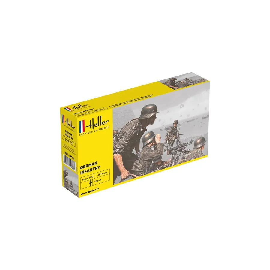 HELLER 49605 Figurki - piechota niemiecka - 1:72