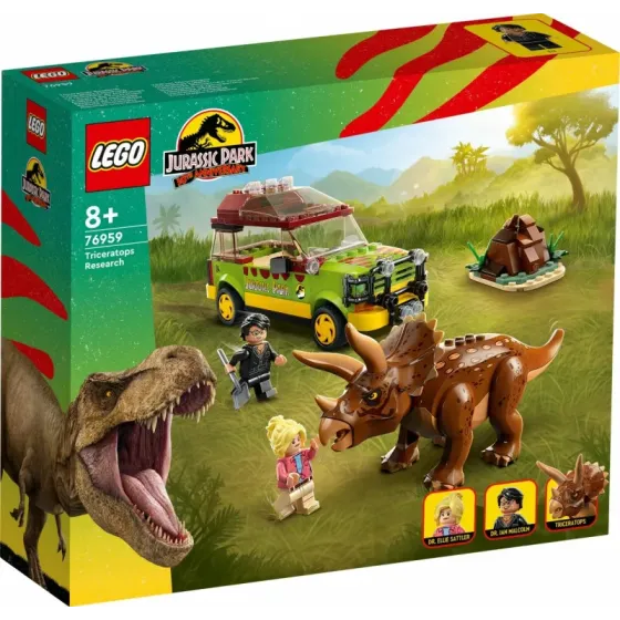 Klocki Jurassic World 76959 Badanie triceratopsa