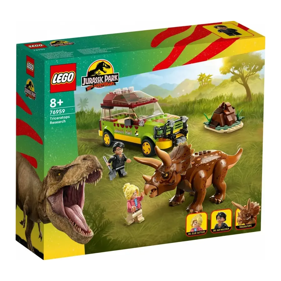 Klocki Jurassic World 76959 Badanie triceratopsa