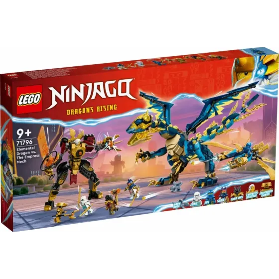 Klocki Ninjago 71796 Smok żywiołu kontra mech cesarzowej