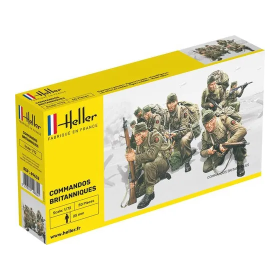 HELLER 49632 Figurki - Komandosi brytyjscy - 1:72