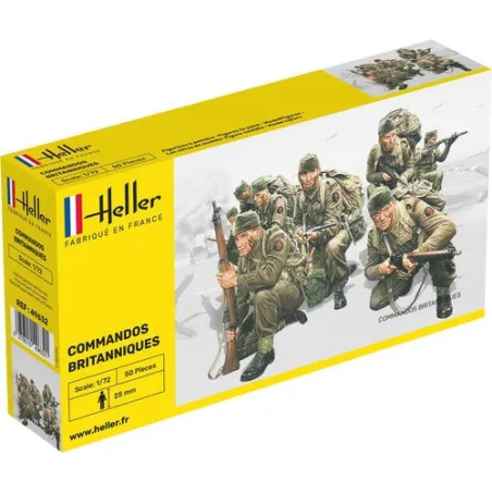 HELLER 49632 Figurki - Komandosi brytyjscy - 1:72