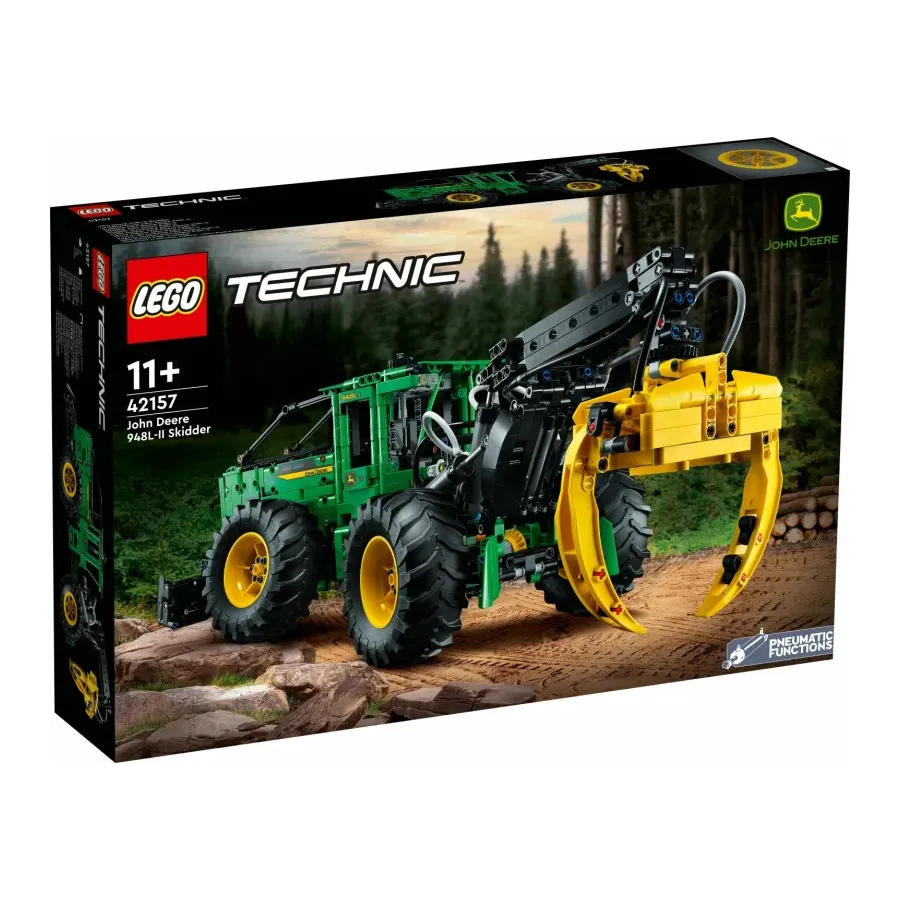 Klocki Technic 42157 Ciągnik zrywkowy John Deere 948L-II