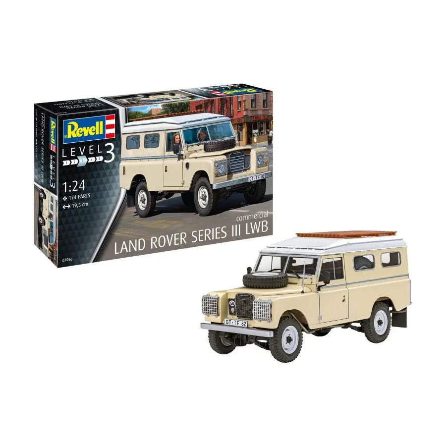 Model plastikowy Land Rover series III LWB 1/24