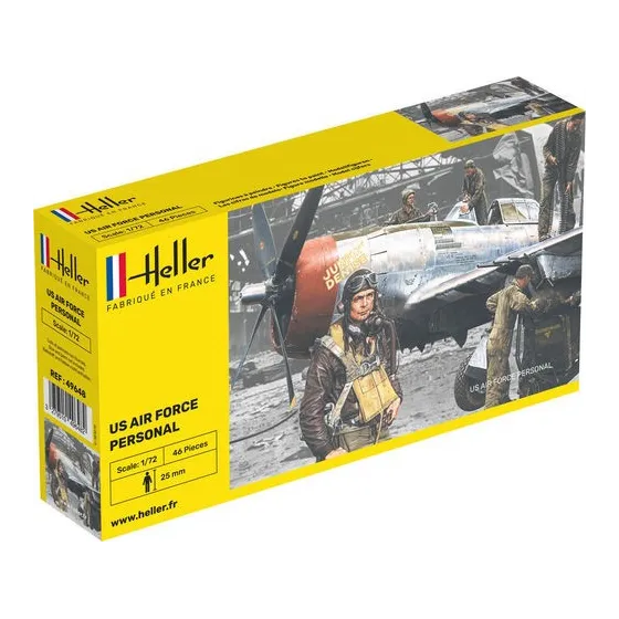HELLER 49648 Figurki - Obsługa USAAF - 1:72